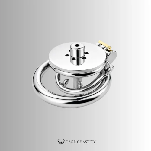 Modular Flat Plate Chastity Cage – CC12 (Non-Threaded Core)