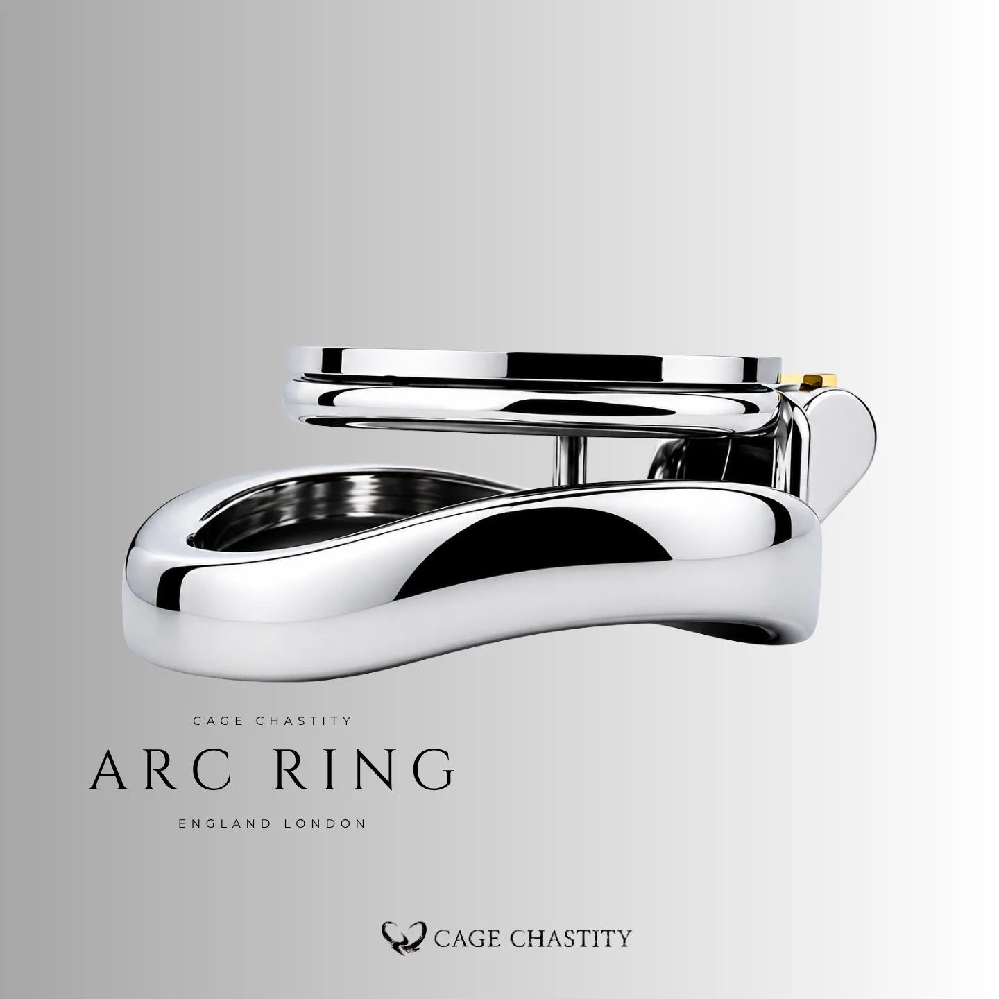 Modular Flat Plate Chastity Cage – CC12 (Non-Threaded Core)