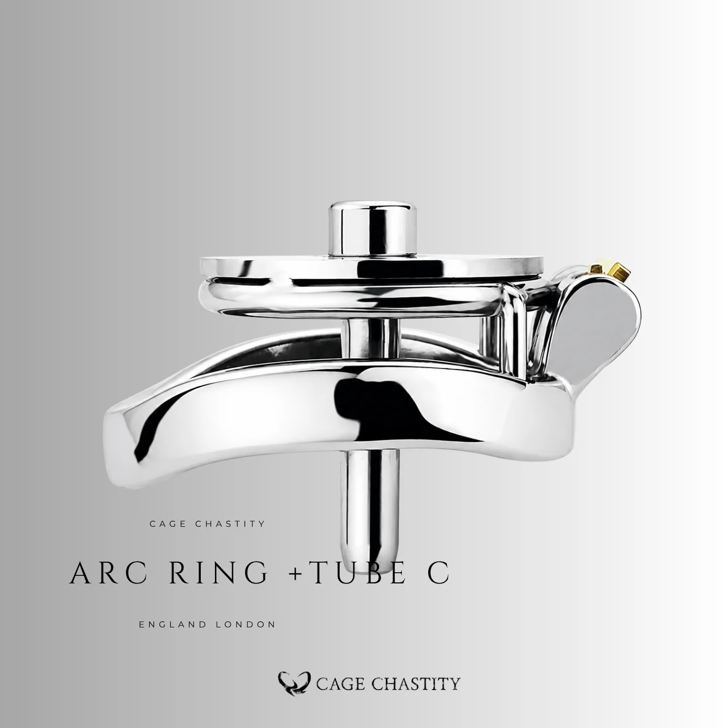 Modular Flat Plate Chastity Cage – CC12 (Non-Threaded Core)
