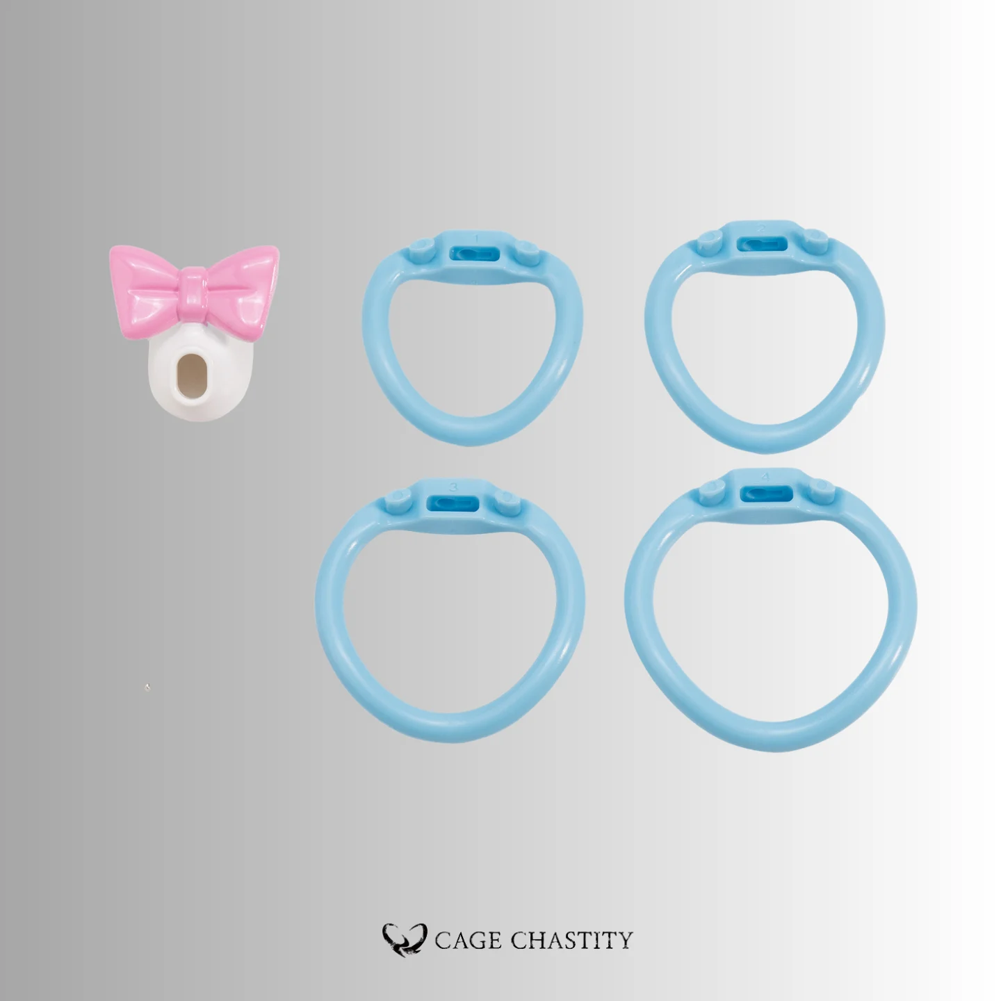 Girly Bow Mini Chastity Cage