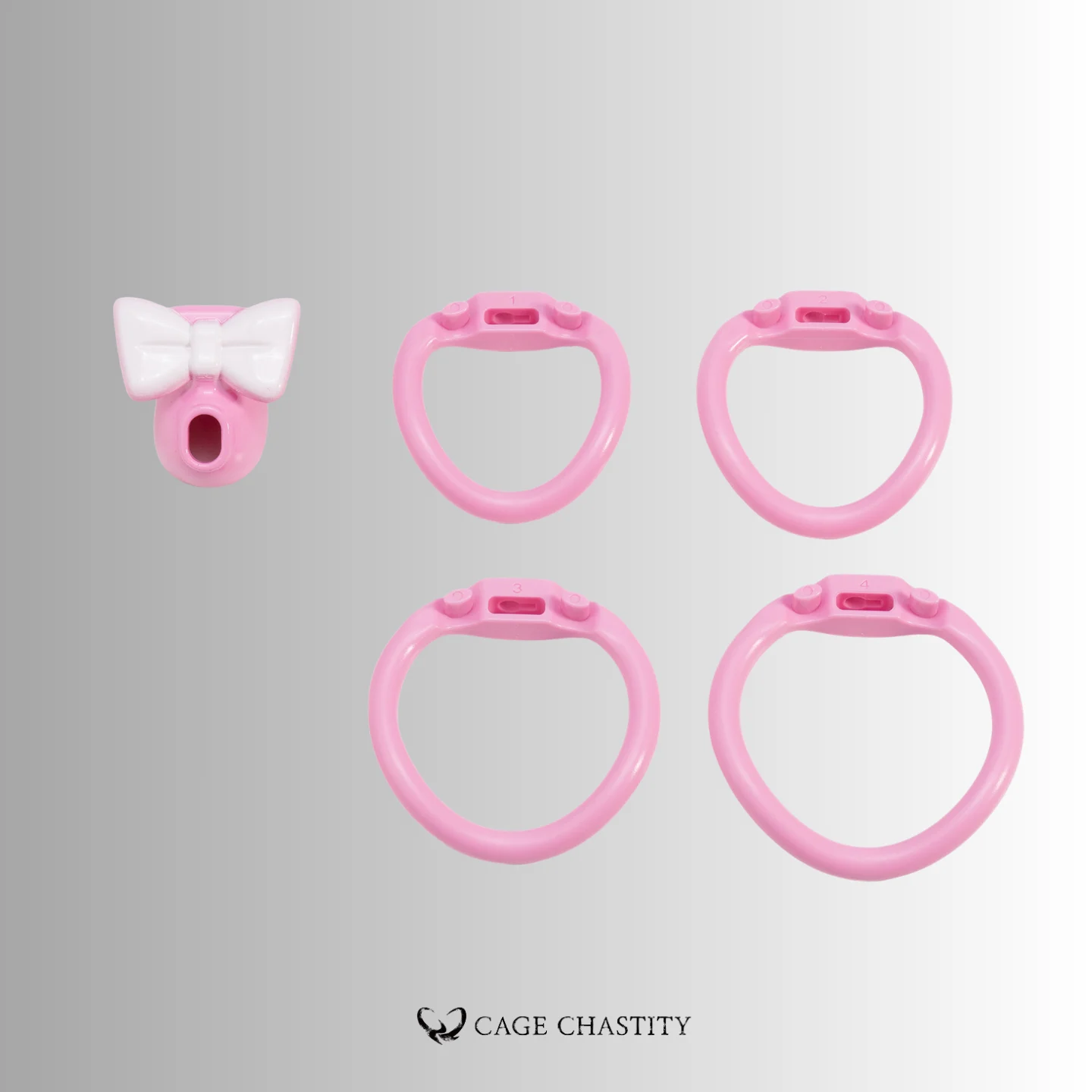 Girly Bow Mini Chastity Cage