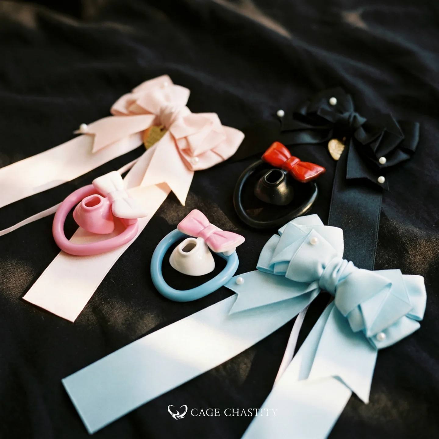 Girly Bow Mini Chastity Cage