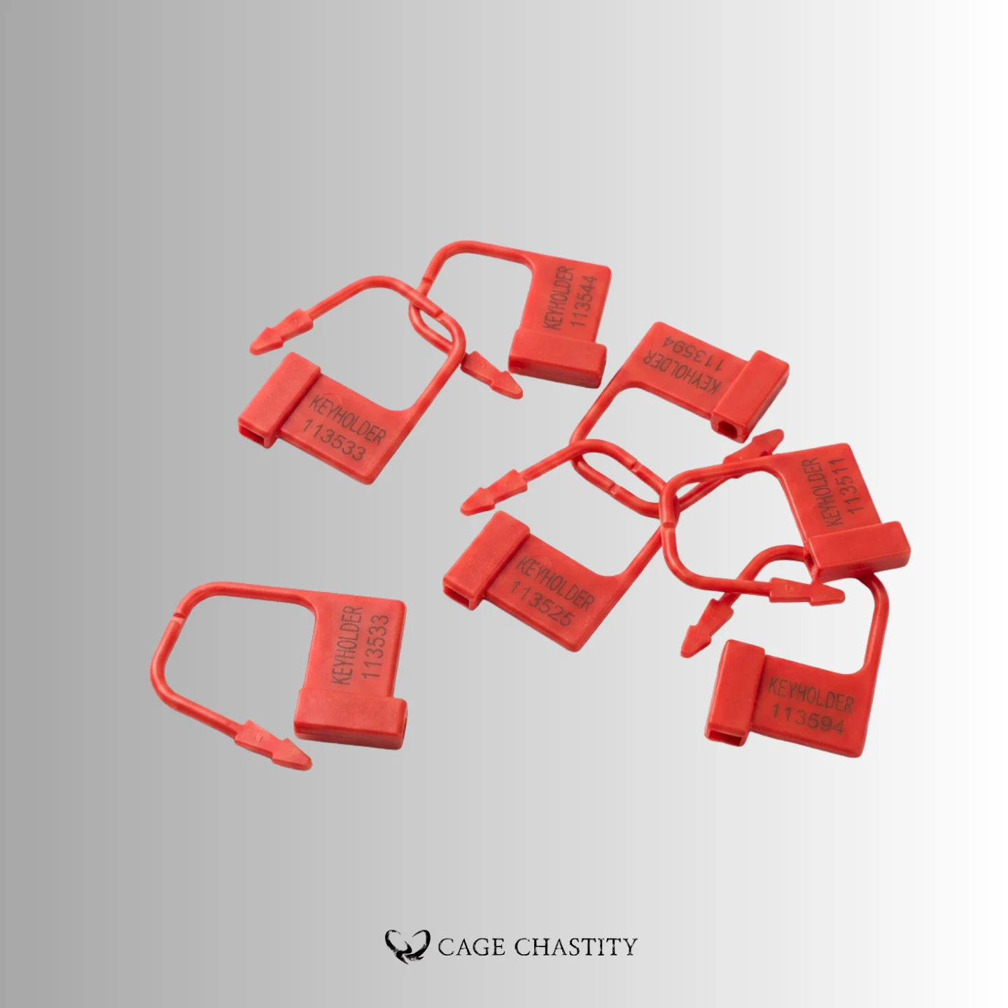 Chastity Cage Numbered Seals