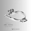 Three-Way Belt Wearable Stainless Steel Ring – Flat & Arc