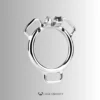 Three-Way Belt Wearable Stainless Steel Ring – Flat & Arc