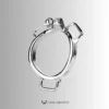 Three-Way Belt Wearable Stainless Steel Ring – Flat & Arc