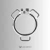 Three-Way Belt Wearable Stainless Steel Ring – Flat & Arc