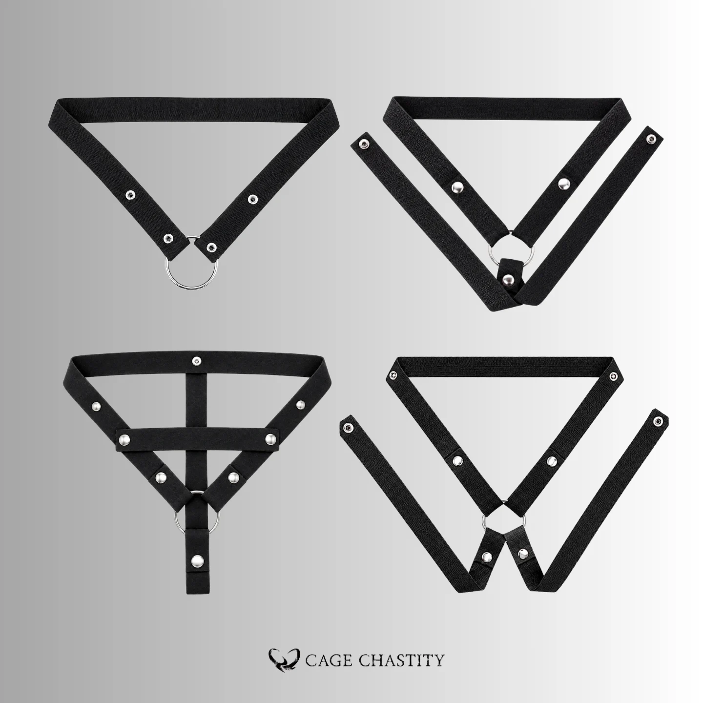 Black Wide Adjustable Belt - 0.98'' (2.5cm) Width