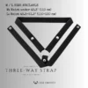 Black Wide Adjustable Belt - 0.98'' (2.5cm) Width