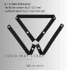 Black Wide Adjustable Belt - 0.98'' (2.5cm) Width