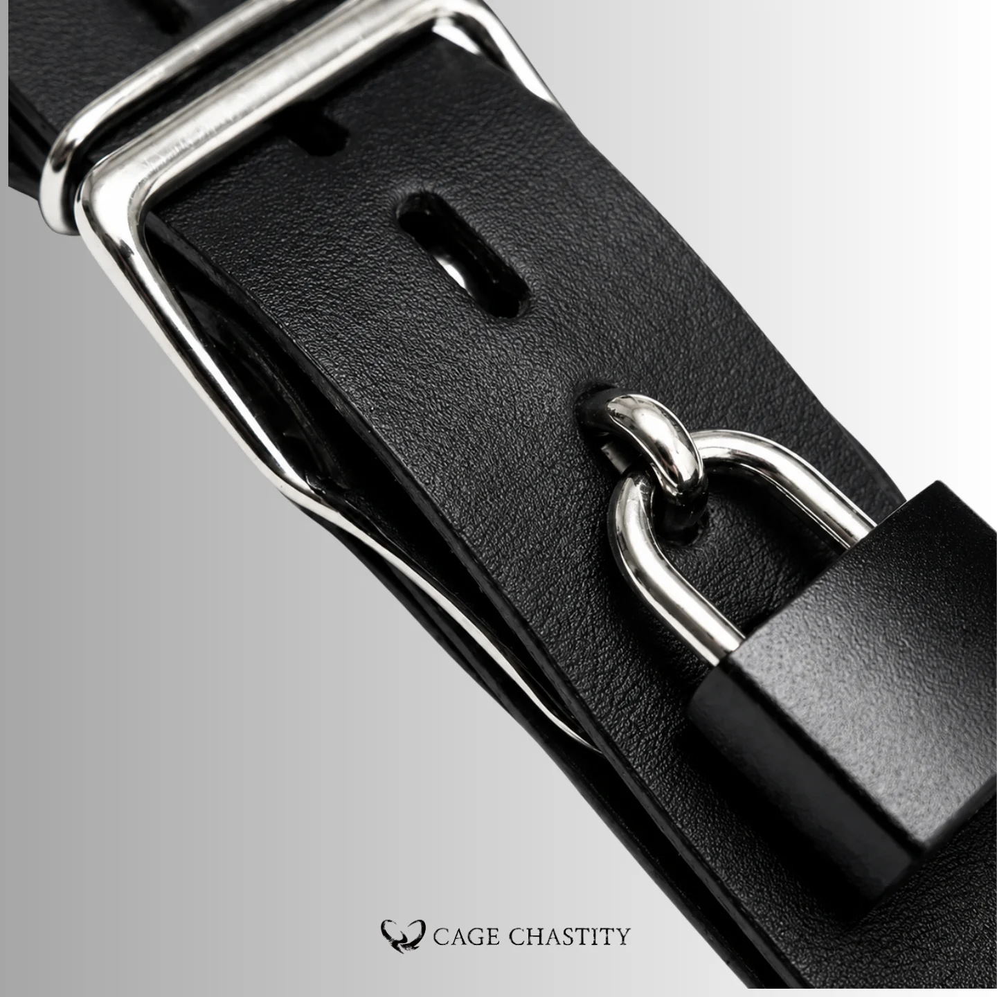 Three-Way Leather Chastity Strap – Standard & Lockable Versions