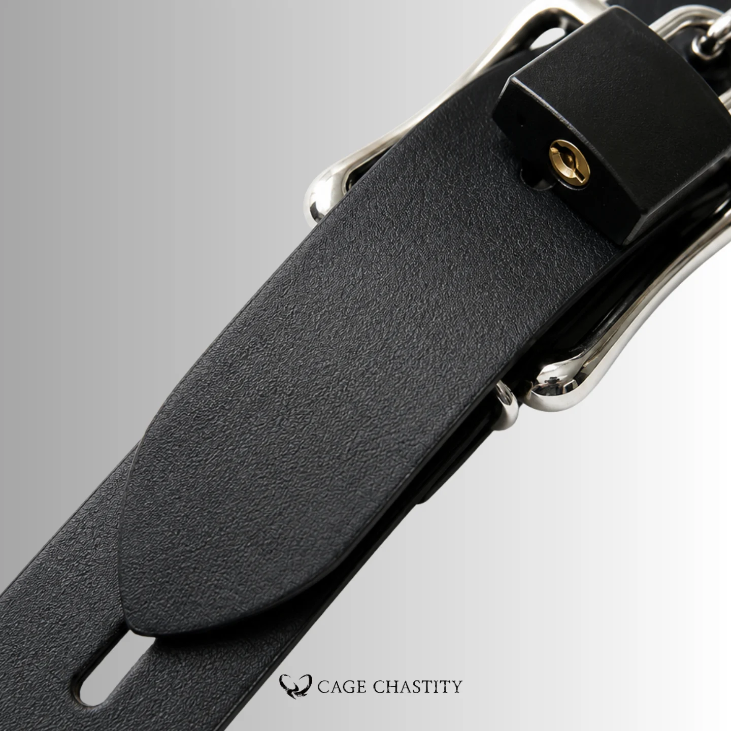 Three-Way Leather Chastity Strap – Standard & Lockable Versions