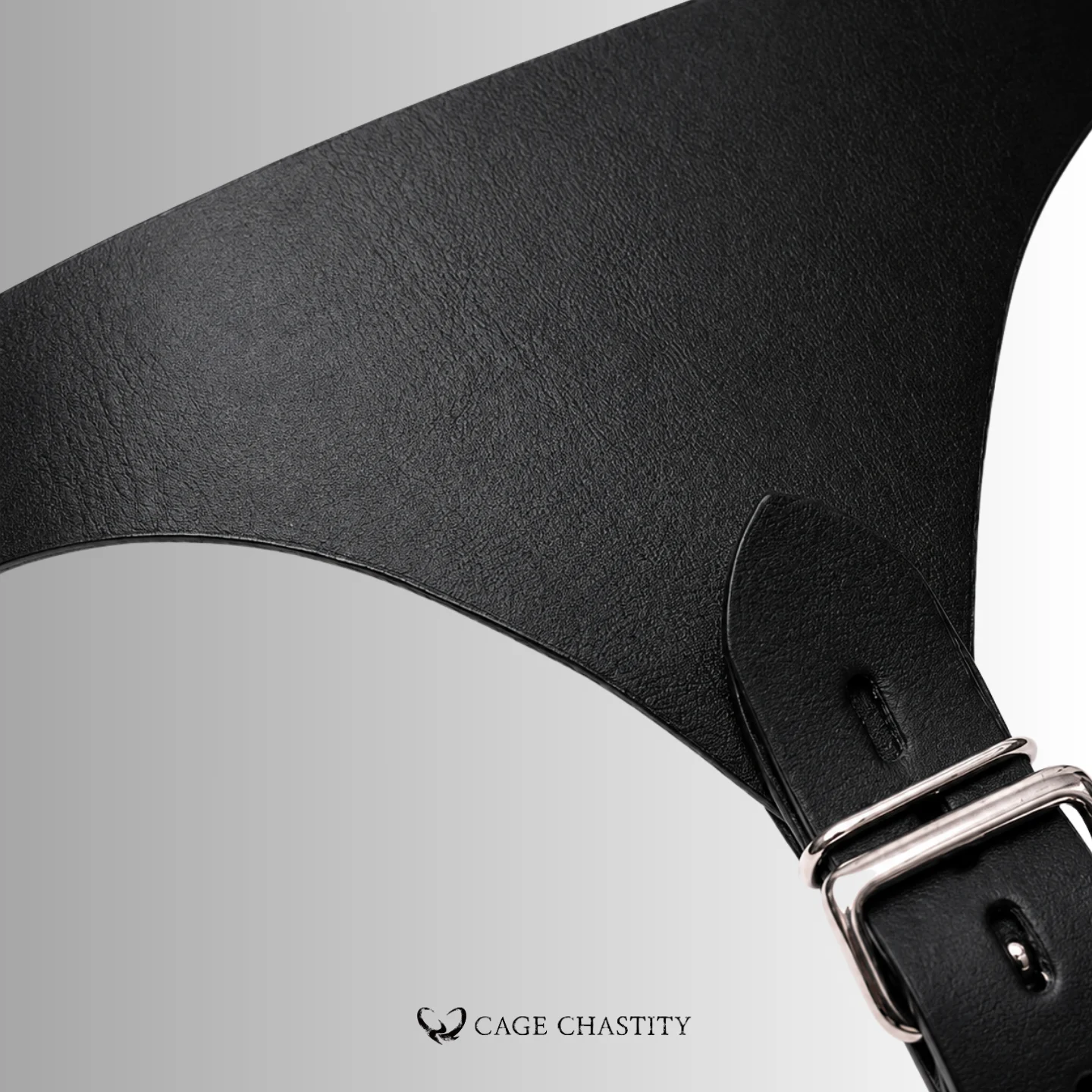 Three-Way Leather Chastity Strap – Standard & Lockable Versions