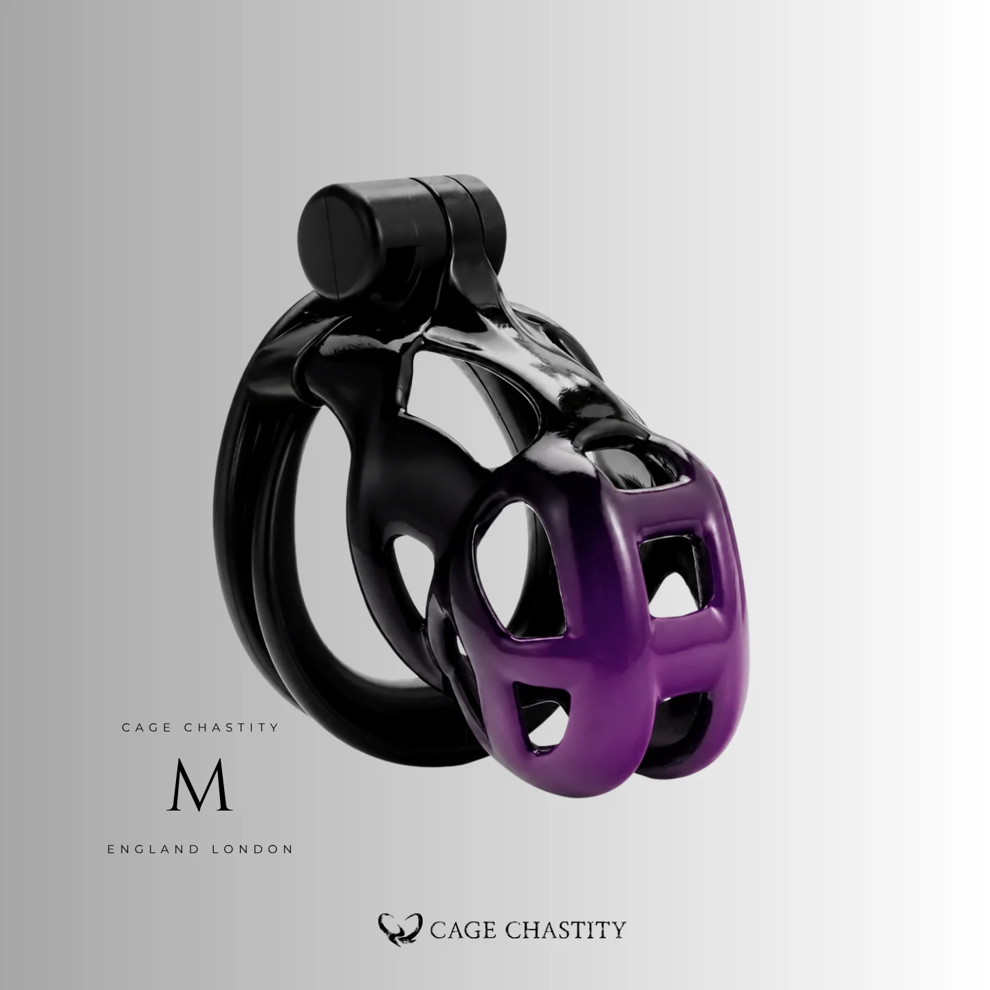 Midnight Cobra Chastity Cage