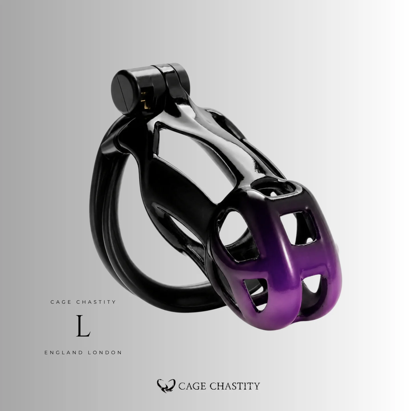 Midnight Cobra Chastity Cage