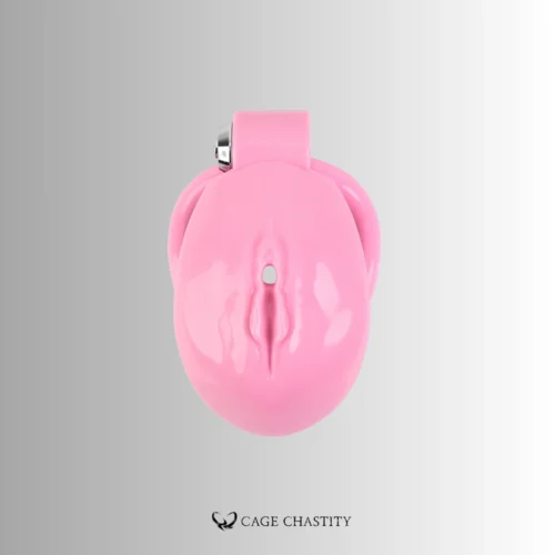 Pink Locket Mini Clitty Chastity Cage
