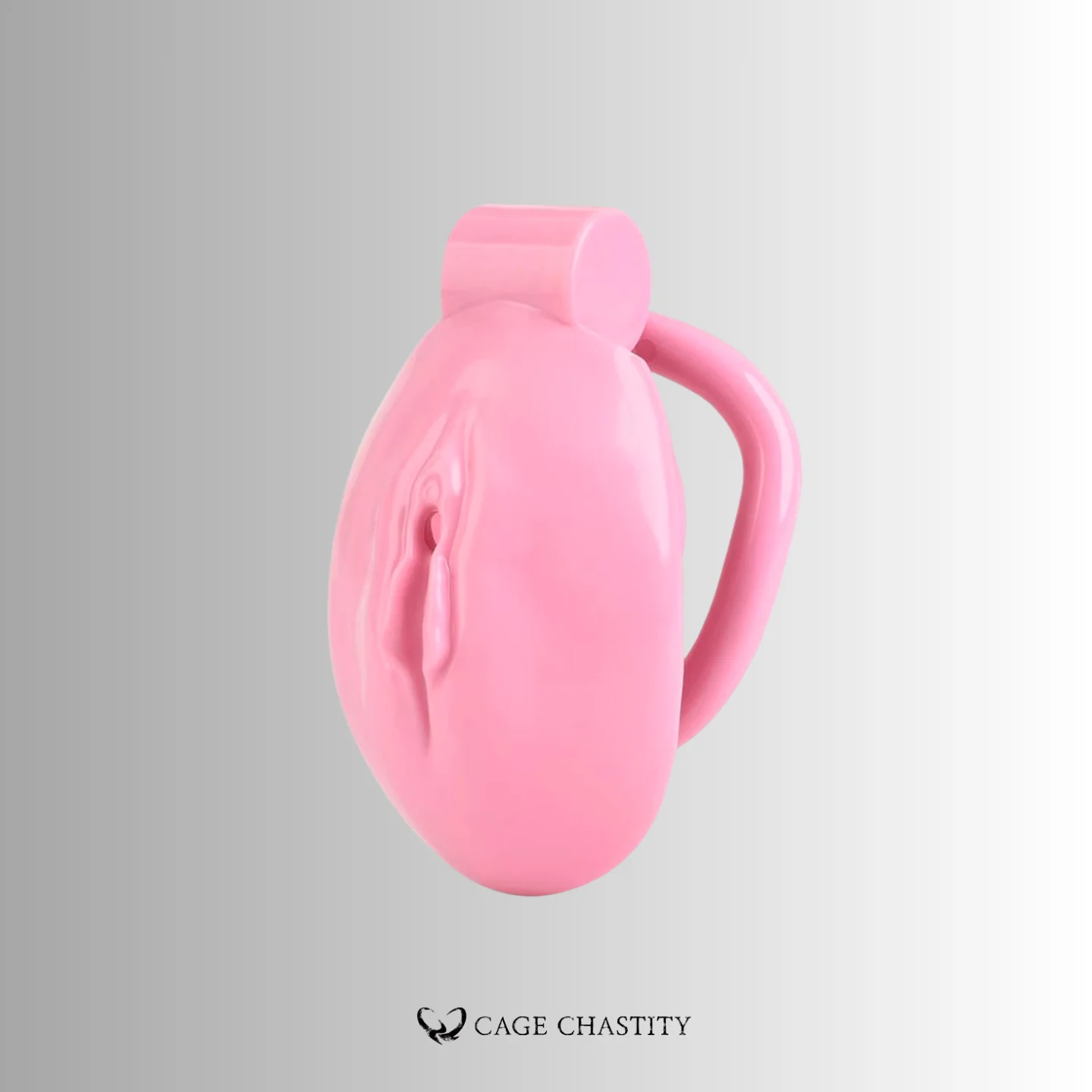 Pink Locket Mini Clitty Chastity Cage