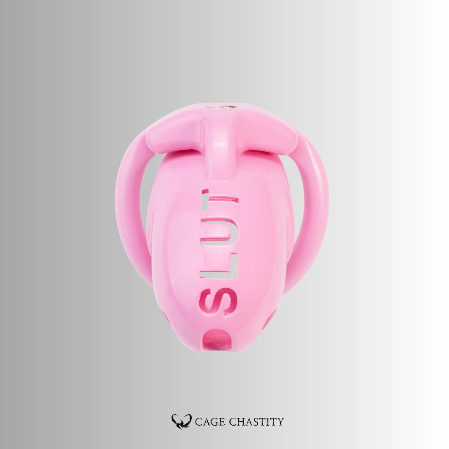 Pink SLUT Chastity Cage