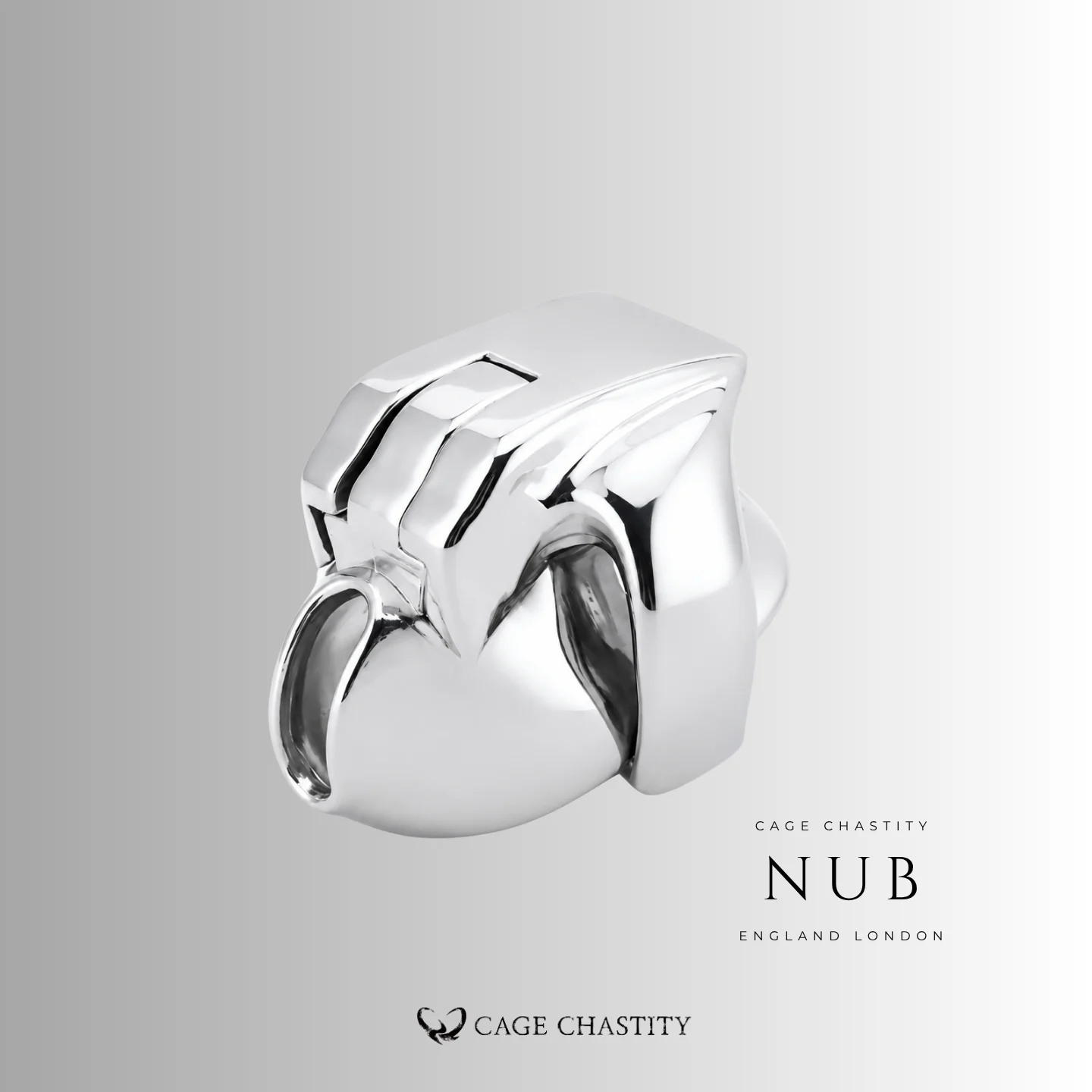Nub-size silver Holy Trainer V4 metal cage