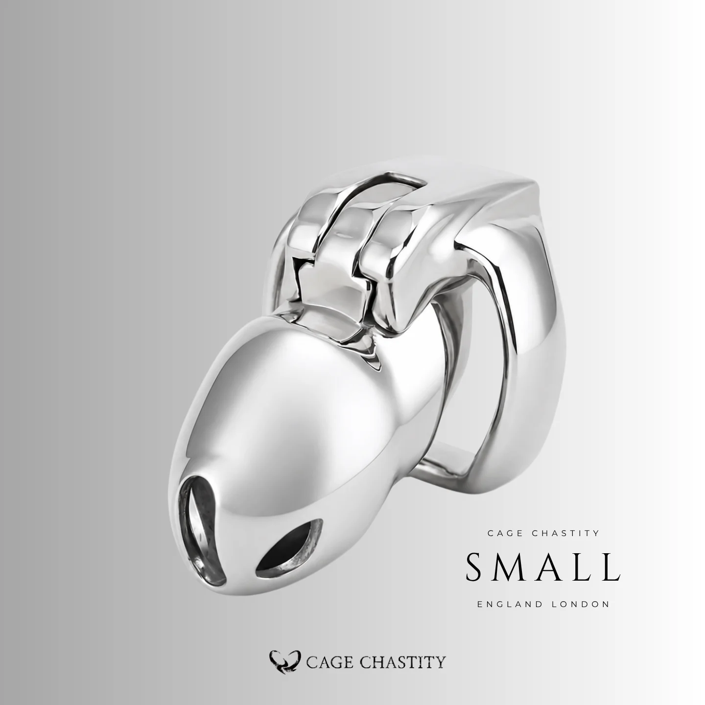 Small Holy Trainer V4 in mirror-polished stainless steel