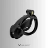 Black Viper Chastity Cage – 2 Ring Types