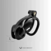 Black Viper Chastity Cage – 2 Ring Types