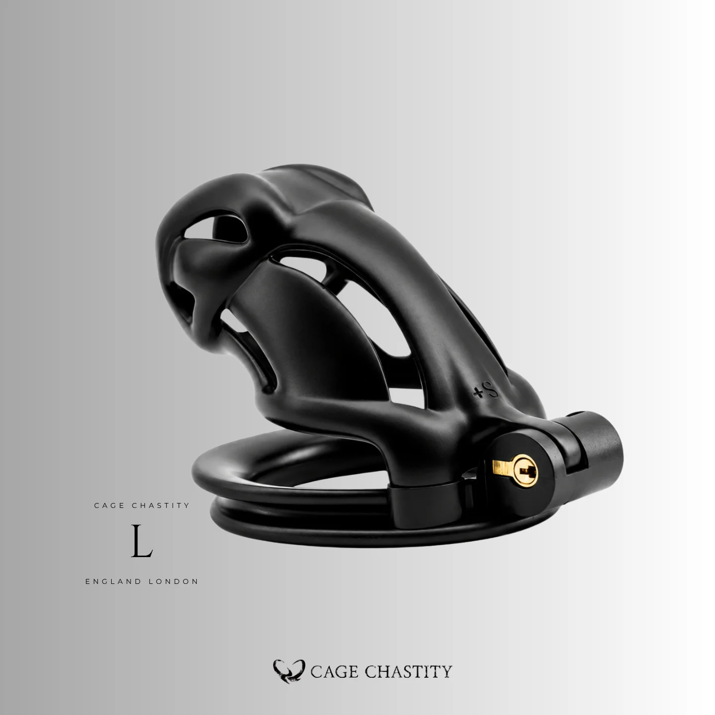 Black Viper Chastity Cage – 2 Ring Types