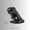 Black Viper Chastity Cage – 2 Ring Types