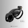 Black Viper Chastity Cage – 2 Ring Types
