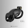 Black Viper Chastity Cage – 2 Ring Types