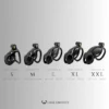 Black Viper Chastity Cage – 2 Ring Types
