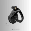 Black Viper Chastity Cage – 2 Ring Types