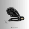 Black Viper Chastity Cage – 2 Ring Types