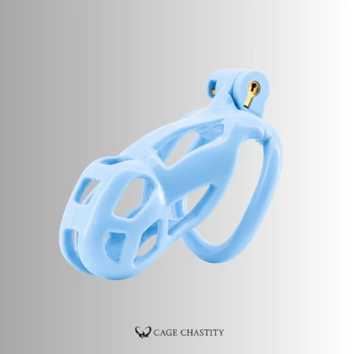 Blue Cobra Chastity Cage