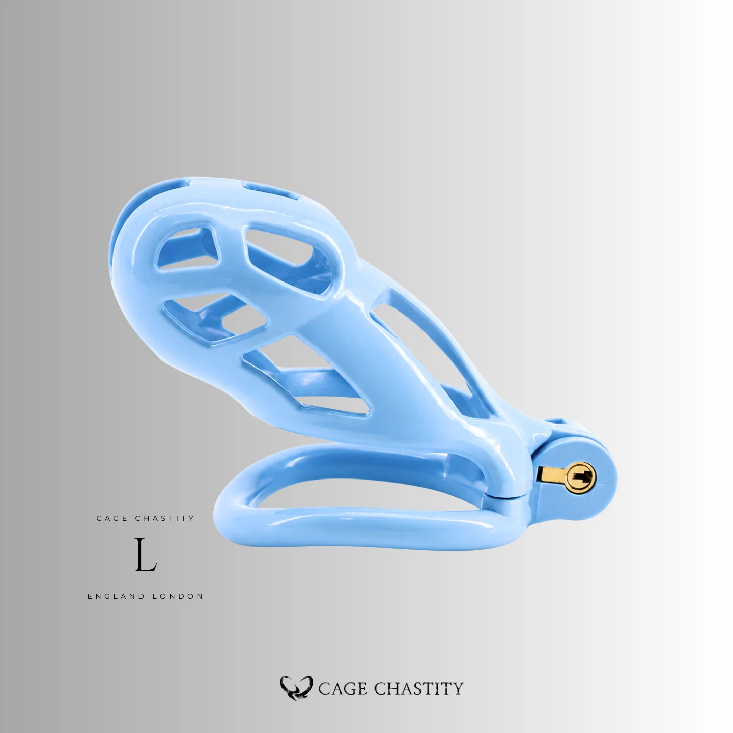 Blue Cobra Chastity Cage