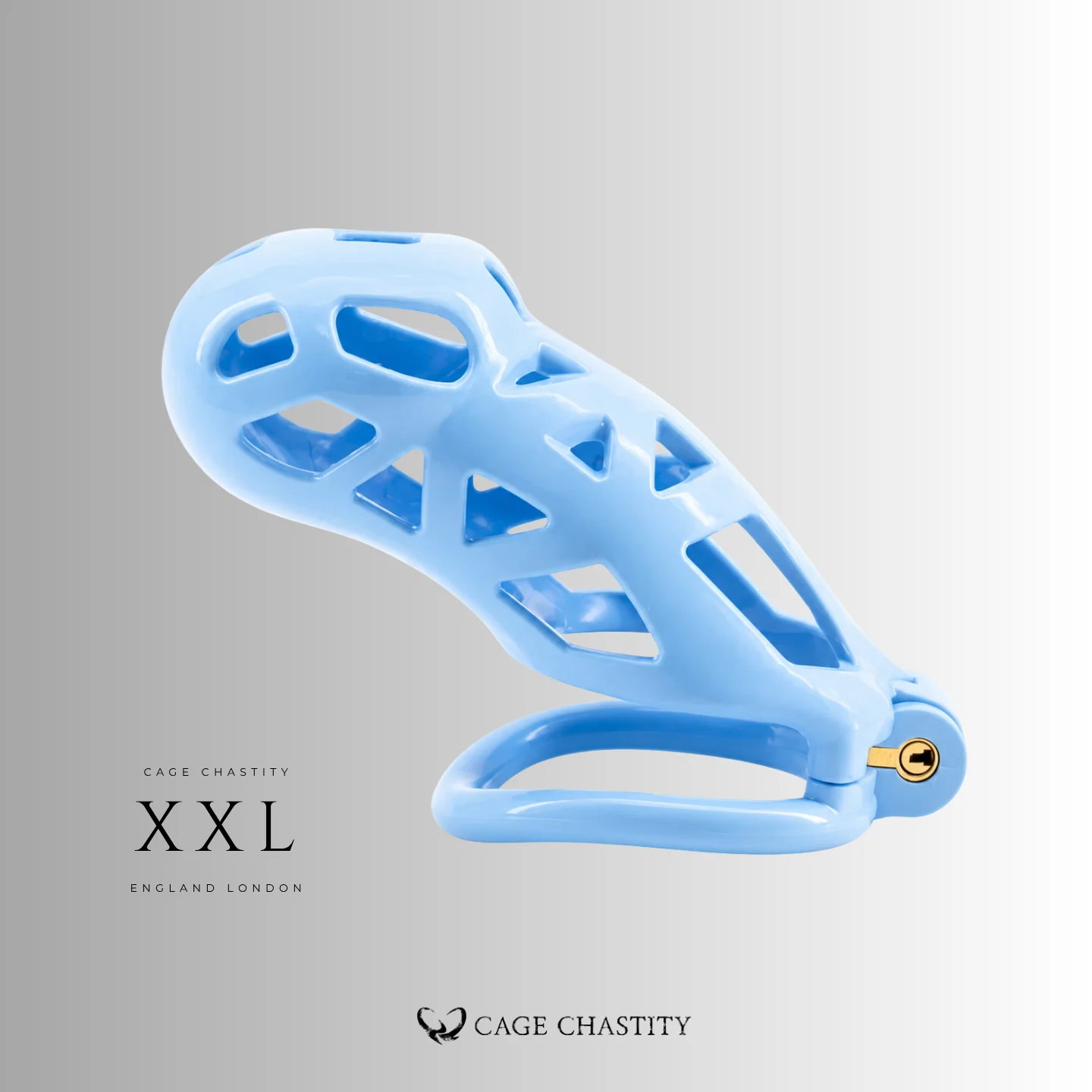 Blue Cobra Chastity Cage