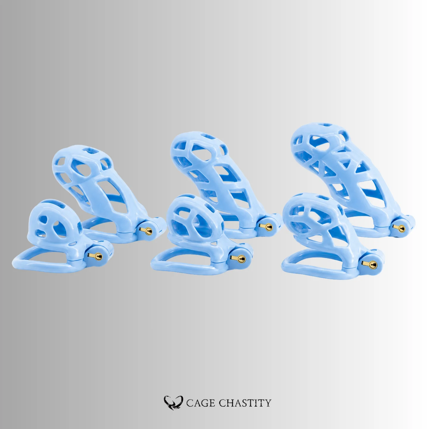 Blue Cobra Chastity Cage