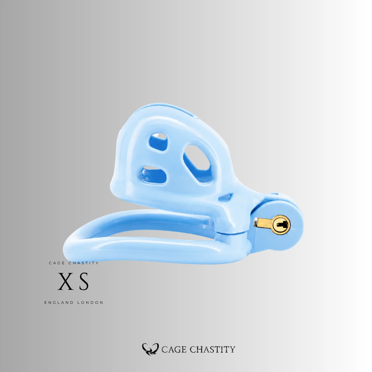 Blue Cobra Chastity Cage