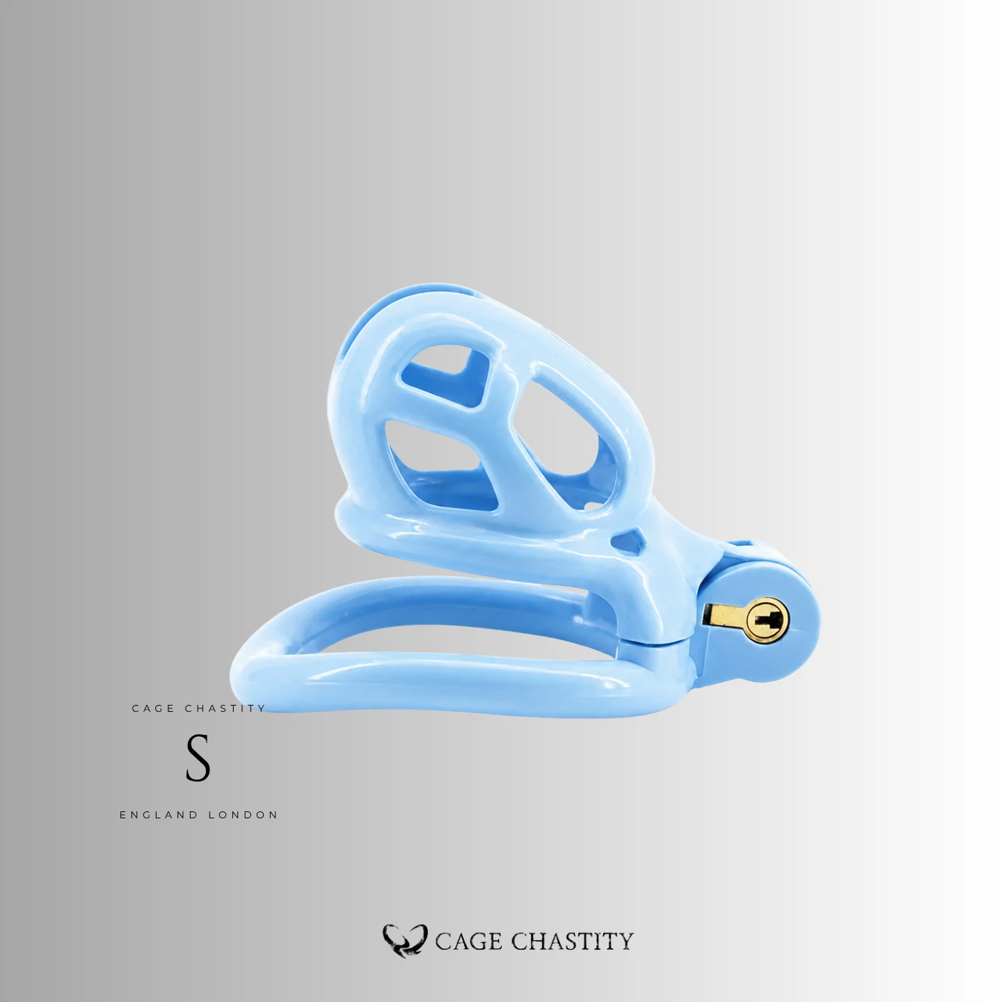 Blue Cobra Chastity Cage