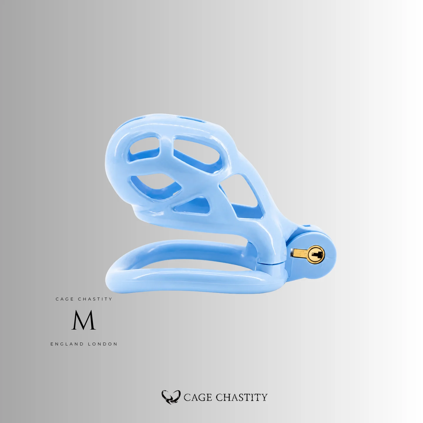 Blue Cobra Chastity Cage