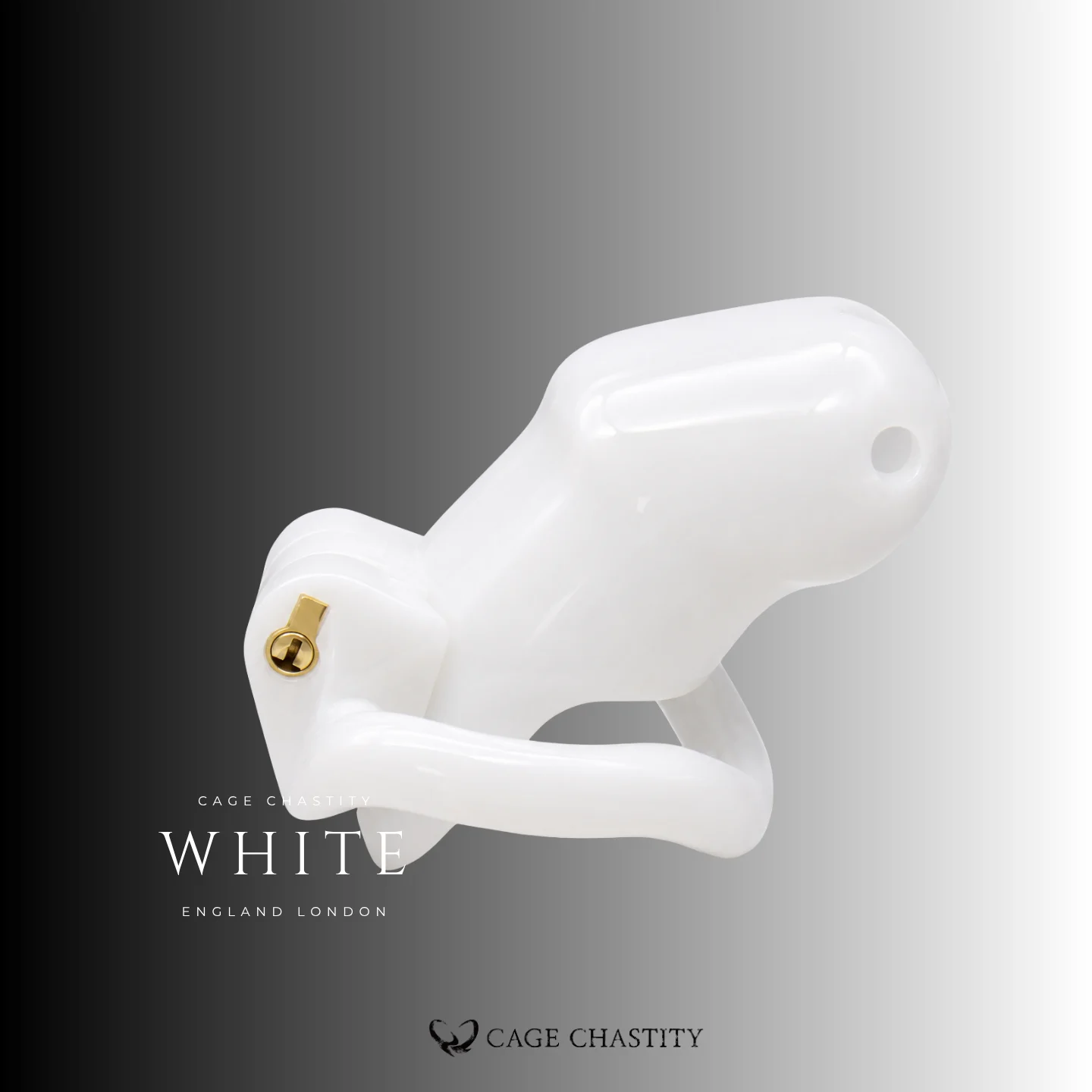 Side profile of the white HTV2 resin device