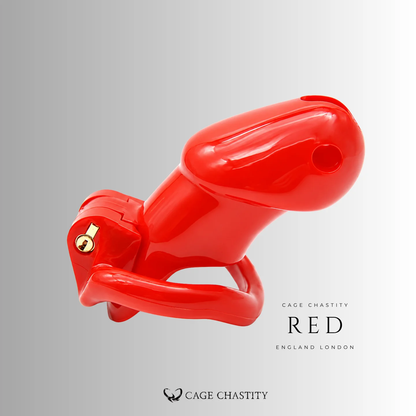 Bright red HT V2 with enclosed tip and curved base ring