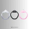 Clear, black and pink HTV5 Nub arc rings