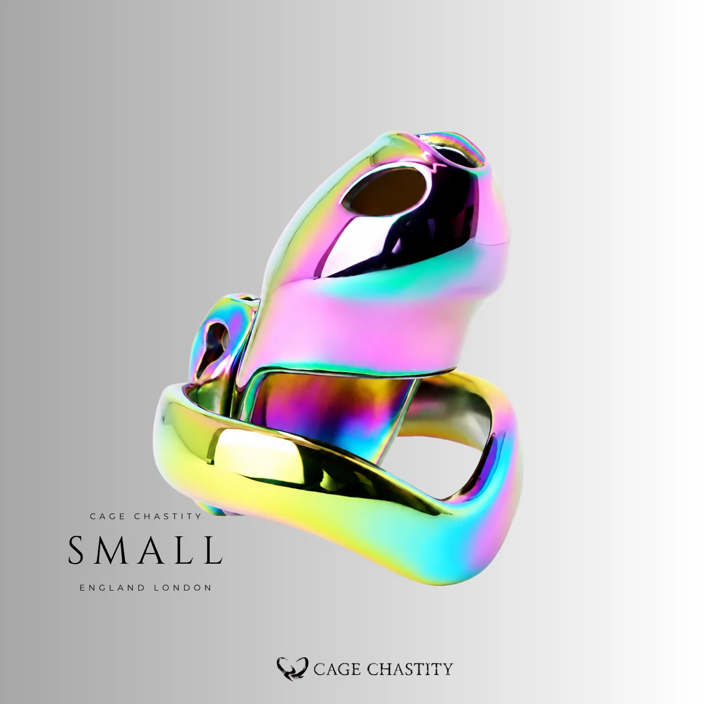 Small rainbow HTV4 cage and low-profile oval ring