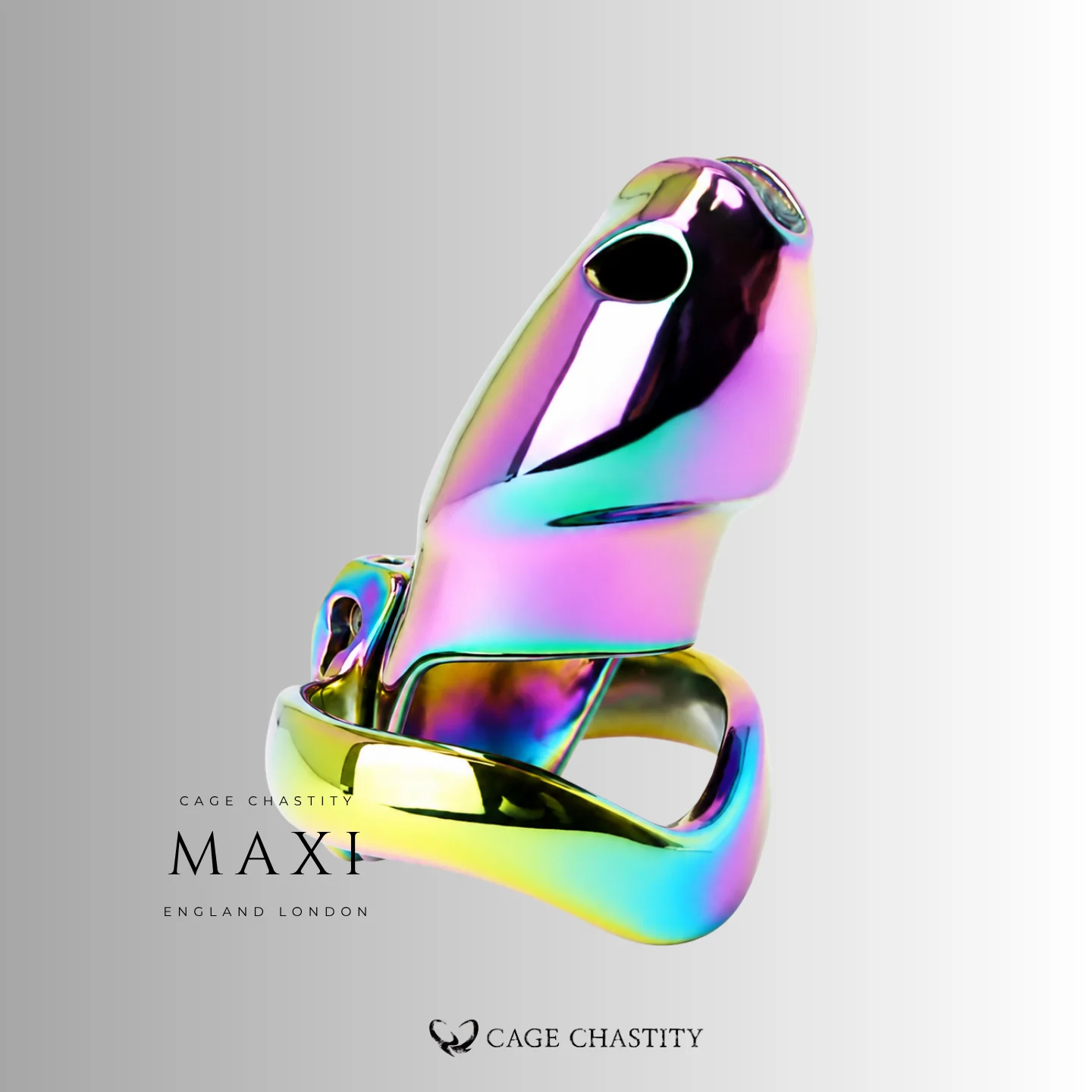 Maxi HT V4 showing the longest rainbow-finish cage