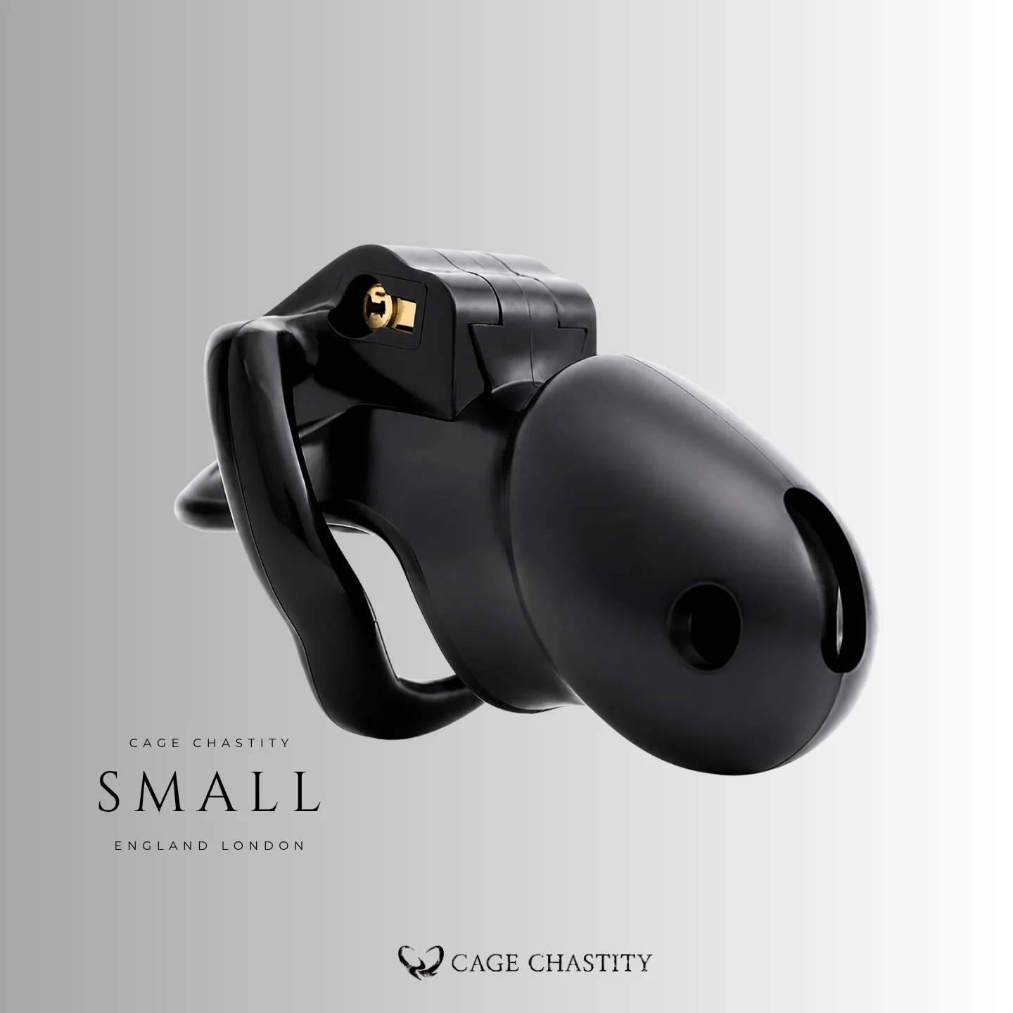Small Holy Trainer V3 in glossy black resin