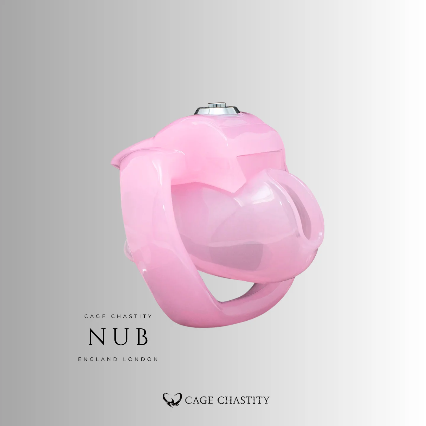 Pink HTV5 Nub cage with its matching click-and-lock ring