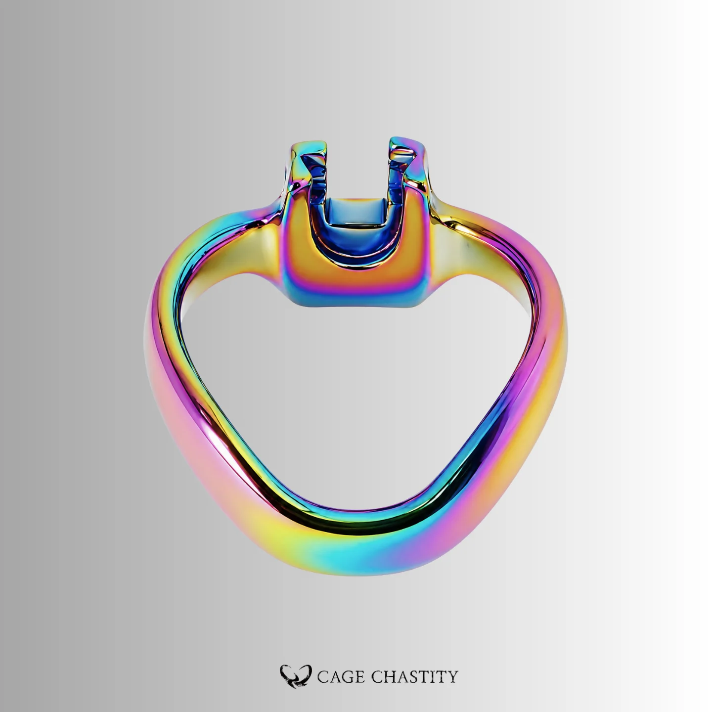 Rainbow-finish Holy Trainer V4 ring for the Nub Flower model