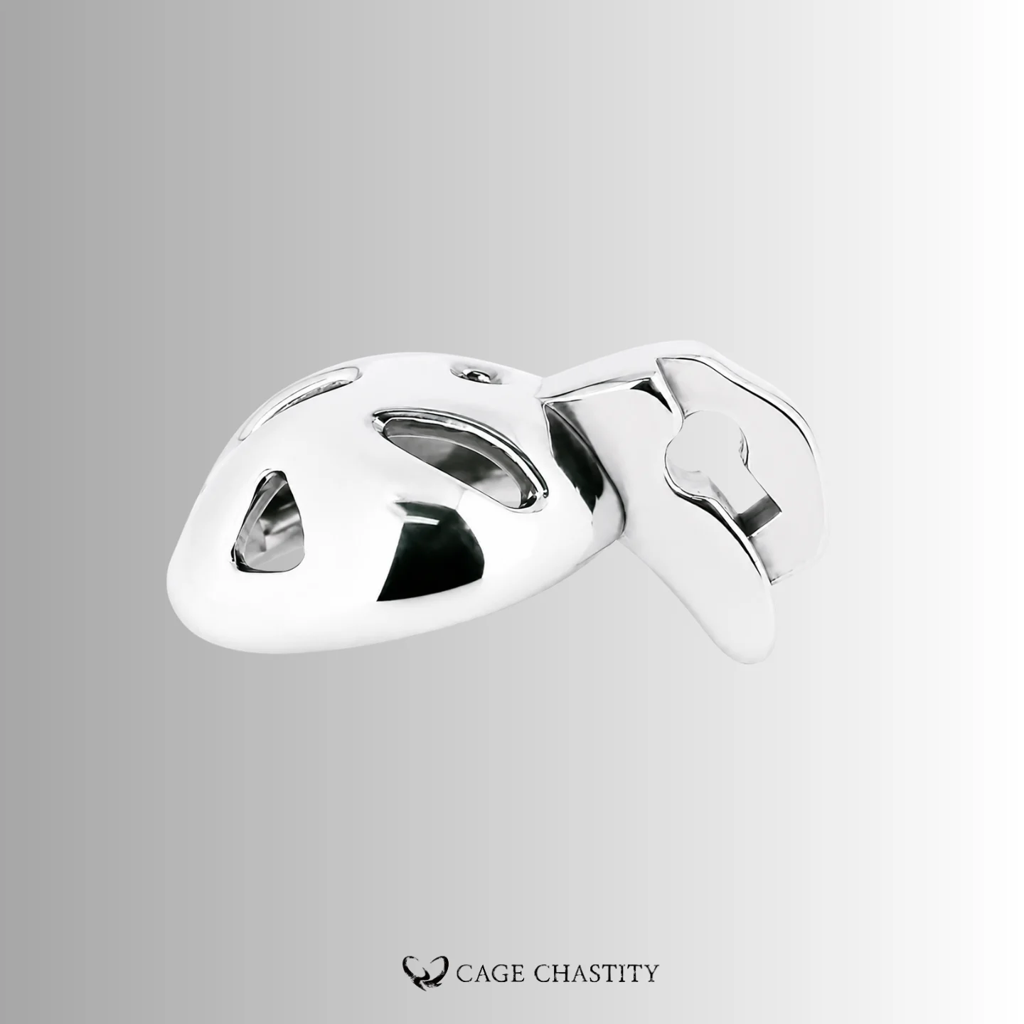 Detached silver 20 mm Nub Flower cap showing vent openings