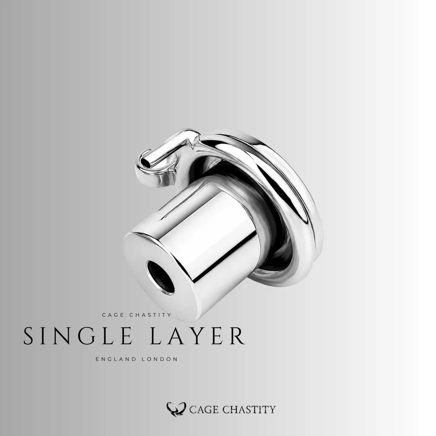 Stainless Steel Inverted Chastity Head – Single & Dual Layer – CC13 & CC14
